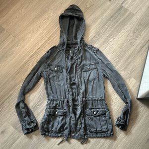 Super cute cargo military jacket